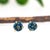 Contemporary Round 5mm - London Blue Topaz Solitaire Martini Studs in 14k Solid Gold- Set of 2 For Sale - Image 3 of 7