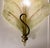1990s Myran Allan Luxury Lighting Murano Green Art Glass Leaf Wall Sconces Pair For Sale - Image 5 of 6