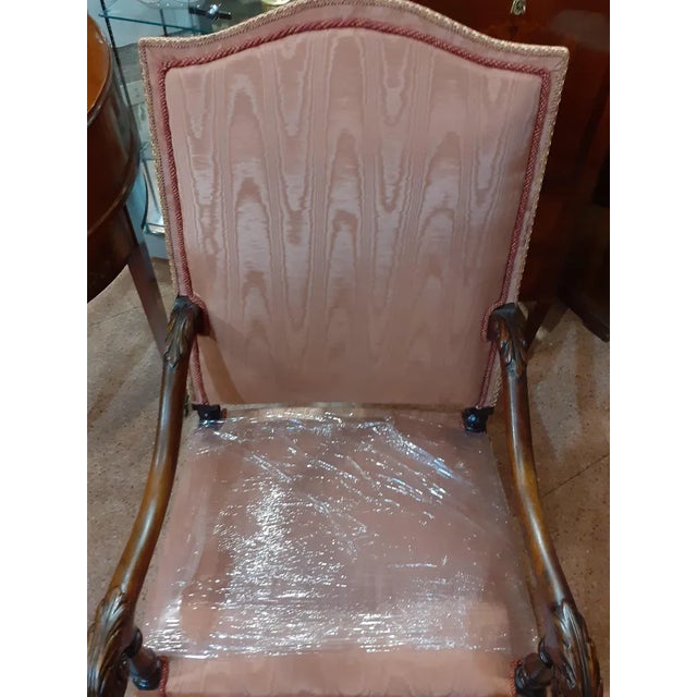 Louis XV Italian Walnut Armchair For Sale - Image 3 of 11