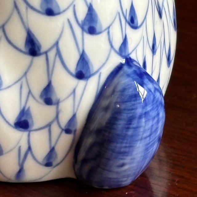 Andrea by Sadek Hand Painted Herend Style Porcelain Bunny For Sale - Image 12 of 13