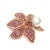 Bochic "Orient" Vintage Rodorite & Pearl Cocktail Ring Set In 18K Gold & Silver For Sale In New York - Image 6 of 18
