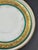 White Antique William Guerin & Co. Limoges France Porcelain Saucer Celeste Teal & Encrusted Gold c.1891-1932 For Sale - Image 8 of 18