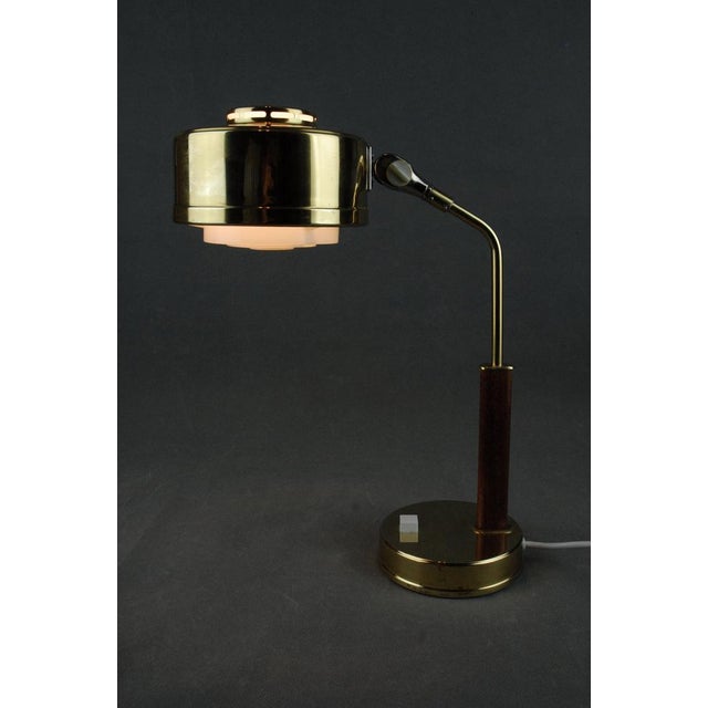 Mid-Century Modern Vintage Swedish Table Lamp in Brass for BJS Skellefteå, 1950s For Sale - Image 3 of 14