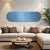 Balducci Oval Sapphire Blue Mirror Long For Sale - Image 9 of 10