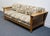 Flexsteel Flexsteel Quarter Sawn Oak Mission Style 82" Sofa W. Floral Upholstered Cushions For Sale - Image 4 of 10