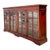 Vintage Beveled Glass Library Cabinet For Sale