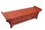 Mid 19th Century Low 17" Inch High Red Altar-Style Console or Sofa Back Table For Sale - Image 5 of 8