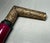 Gold Antique 1800's Victorian Yellow Gold Filled Wood Porcelain Walking Stick Cane For Sale - Image 8 of 17