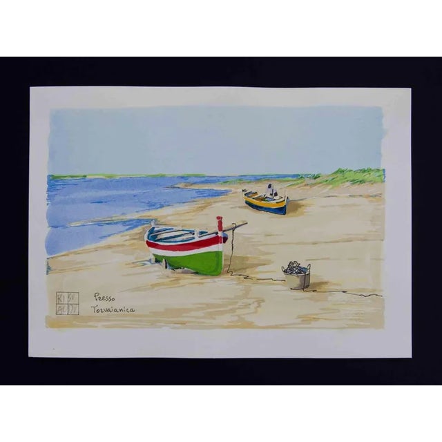 Lithograph on Magnani-Pescia paper. Paper size cm.17,5x cm.24,5 work size cm. 14,5 x cm. 22 Excellent condition, no...