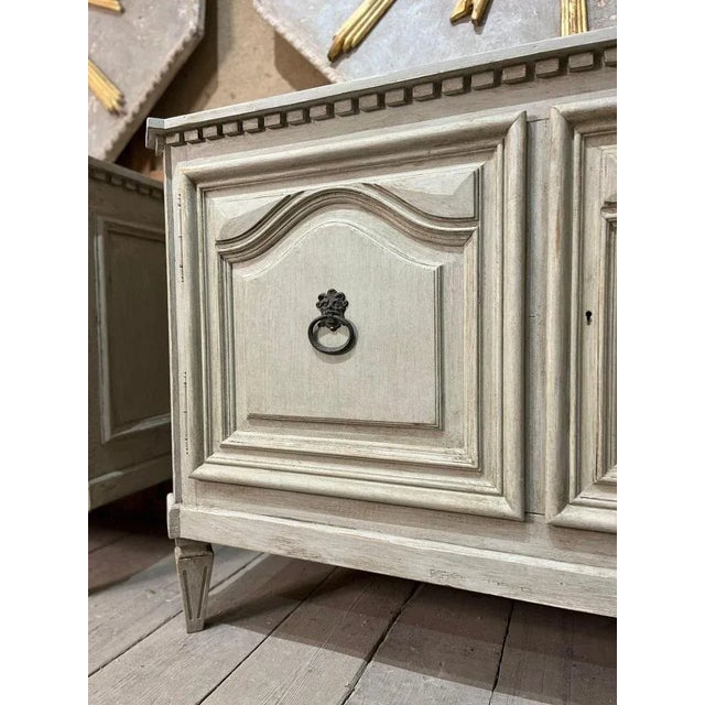 Early 20th Century Italian Chests of Drawers with Wood Panels, Set of 2 For Sale - Image 5 of 9