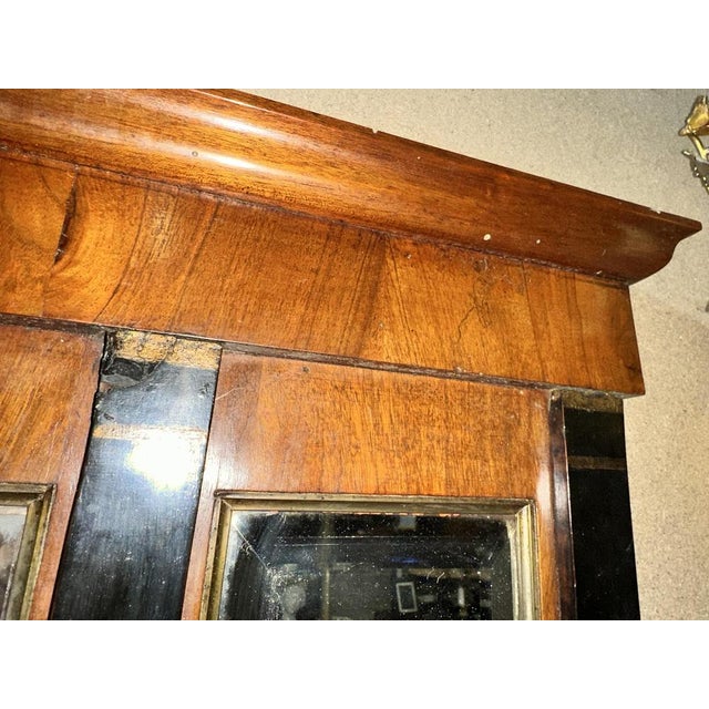 Early 19th Century Antique Empire Style Fireplace Mirror, 1800s For Sale - Image 5 of 9