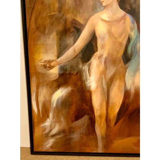 “Ethereal” Original Acrylic Painting on Canvas For Sale - Image 4 of 7