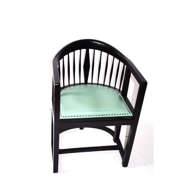 Black Wilhelm Schmidt for Prag Rudniker: Seating Group Mod. 1227, 1890s, Set of 4 For Sale - Image 8 of 13
