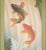 Late 20th Century "Carps", After Shinyū, Heisei Era Printed Japanese Silk Scroll For Sale - Image 5 of 18