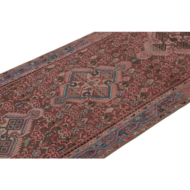 Rug & Kilim Vintage Persian Runner With Red, Beige-Brown Patterns by Rug & Kilim For Sale - Image 4 of 7