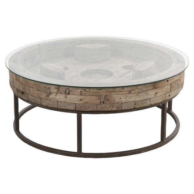 Industrial Coffee Table, 1920s For Sale