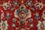 Najafabad Rug 11′ X 17’5” Red Wool Vintage Traditional Hand-Knotted Carpet For Sale - Image 9 of 16