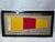 Nautical Signal Pennant for Numeral "ZERO" in Frame For Sale - Image 4 of 6