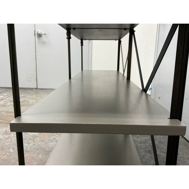 Restoration Hardware Parisian Cornice Console Table For Sale - Image 9 of 12