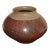 Vintage Southwestern Burnt Orange Pottery Vase Signed Tony Siqueira For Sale
