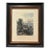 Vintage “Val St. Nicola” Switzerland Alpine Landscape Print in Ornate Black & Gold Frame For Sale