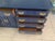 Wood Ethan Allen Furniture Blue Navy Painted Georgian Long Dresser For Sale - Image 7 of 12