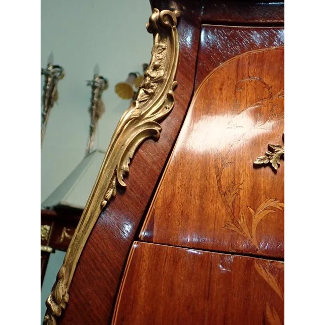 19th Century Louis XV Commode With Marble Top For Sale - Image 4 of 11