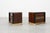 Black Nightstands in Wood with Brass Relief, Italy 1970s, Set of 2 For Sale - Image 8 of 15