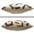 Kuba Cloth Ecru Figures Pattern Pillows by St George - Down Fill - Pair For Sale - Image 6 of 9