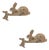 Stone Mother Rabbit and Baby Bunny Self Sitter (Set of 2) For Sale