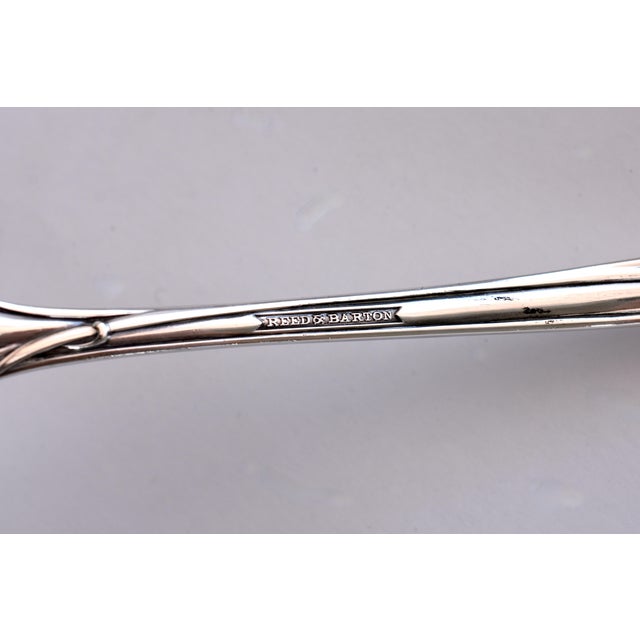 1900s Reed & Barton Art Nouveau Pat Sep. 20 1904. Silverplated Ladle 12" Ernest Meyers For Sale In Miami - Image 6 of 17