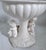 1960s Vintage White Dual Cherub Pedestal Bowl For Sale - Image 5 of 12