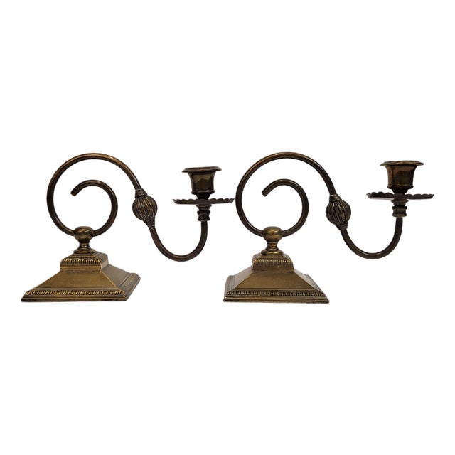 Louis XVI Bronze Candlesticks, France, 1790, Set of 2 For Sale