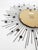 Vintage Round Mirror with Iron Rod, France, 1980s For Sale - Image 15 of 16