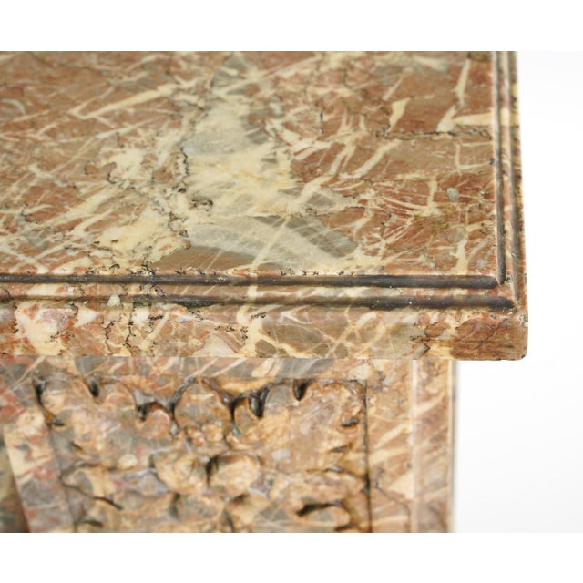 Waldorf Astoria French Regency Marble Fireplace Mantel For Sale - Image 9 of 16