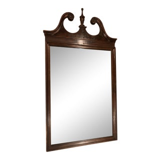 19th Century Hibriten Mahogany Mirror For Sale
