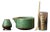 Contemporary Colorful Ceramic Matcha Set - Green For Sale