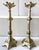 Antique Neo-Gothic Gilt Bronze Candlesticks, Set of 2 For Sale - Image 14 of 14