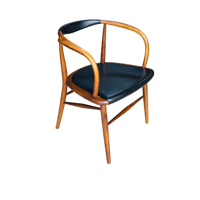 Jack Cartwright for Boling Charter Mid-Century Modern Bent Walnut Armchair, Circa 1958 For Sale - Image 10 of 17