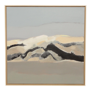 Bao Lede Asian Inspired Landscape Oil Painting, Dunes