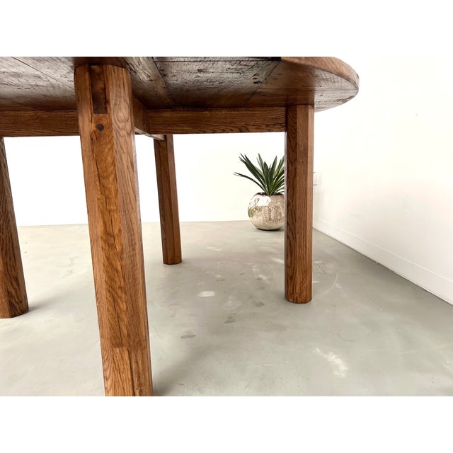 Round Table in Oak 1900s For Sale - Image 16 of 18