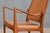 Mid-Century Modern Armchair in Walnut and Leather by Hans Asplund for Nordiska Kompaniet, 1955 For Sale - Image 3 of 18