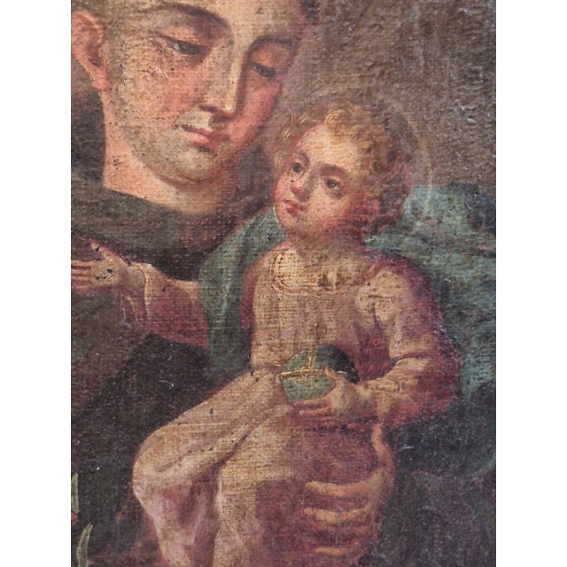 Figurative 17th Century Renaissance Religious Painting For Sale - Image 3 of 5