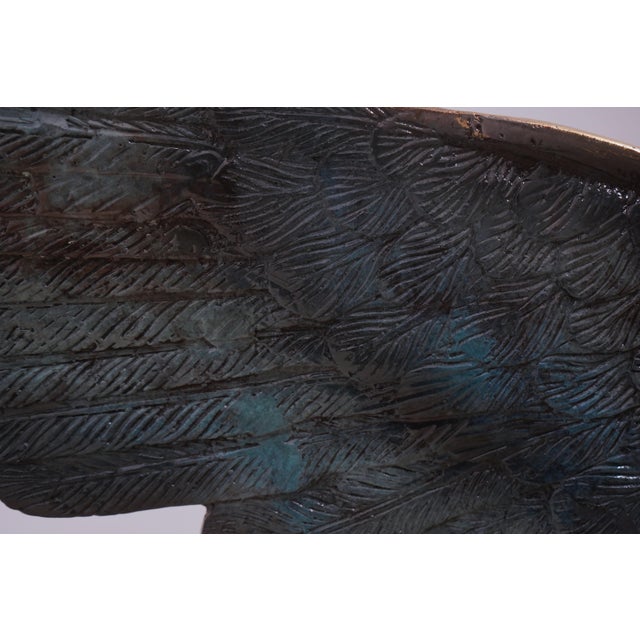 Large Bronze Sculpture ‘Gloria Victis’ Angel & Soldier Statue For Sale - Image 9 of 12