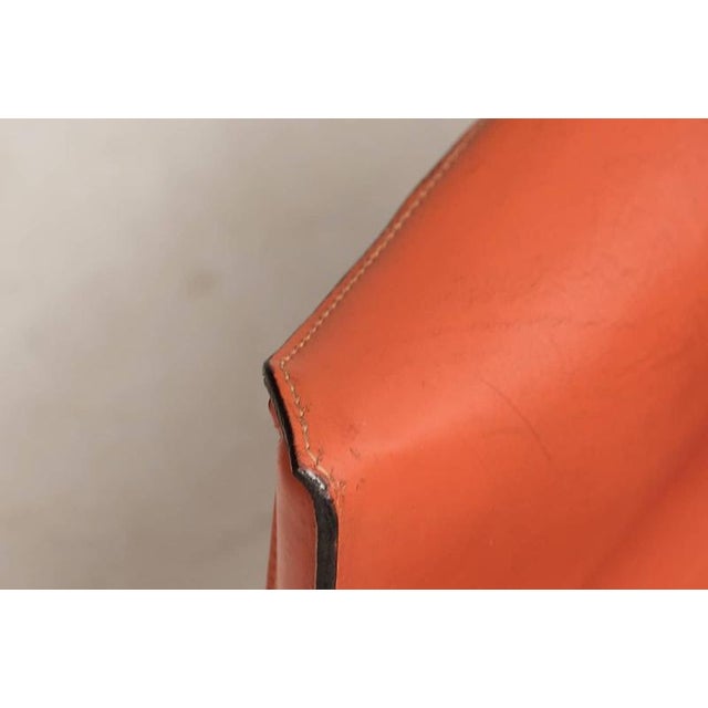 Brown CAB Chairs from Cassina, 1990s, Set of 6 For Sale - Image 8 of 18