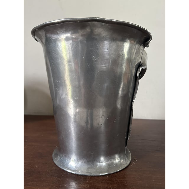 Pewter Champagne Bucket Cooler by Jean Goardere, 1970s For Sale - Image 10 of 16
