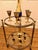 Antique Style Round Brass Bar Cart with Smoked Glass Tops, 1950s For Sale - Image 14 of 15