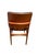 1960s Pair of Danish Modern Teak Dining Chairs With Original Black Vinyl Upholstery, Denmark, Circa 1960s For Sale - Image 5 of 5