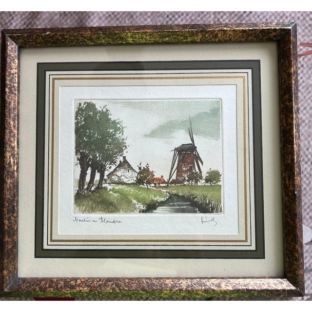Traditional Collection of 5 Framed Limited Edition Signed Prints by Linck Sarouk For Sale - Image 3 of 14