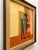 Wood Pierre Georgeot Vintage 1970 Mid Century Modernist " Trois Aimes " Original Framed Paris Pop Art Oil Painting For Sale - Image 7 of 17